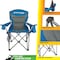 Wakeman Oversized Camping Chair - Heavy Duty Folding Chair with Cooler & Carry Bag by Wakeman Blue 75-CMP1129 - alternate 4